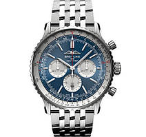 BREITLING NAVITIMER CHRONOGRAPH 45MM SILVER BLUE MIYOTA OS20 FACELIFT 2024. AAA