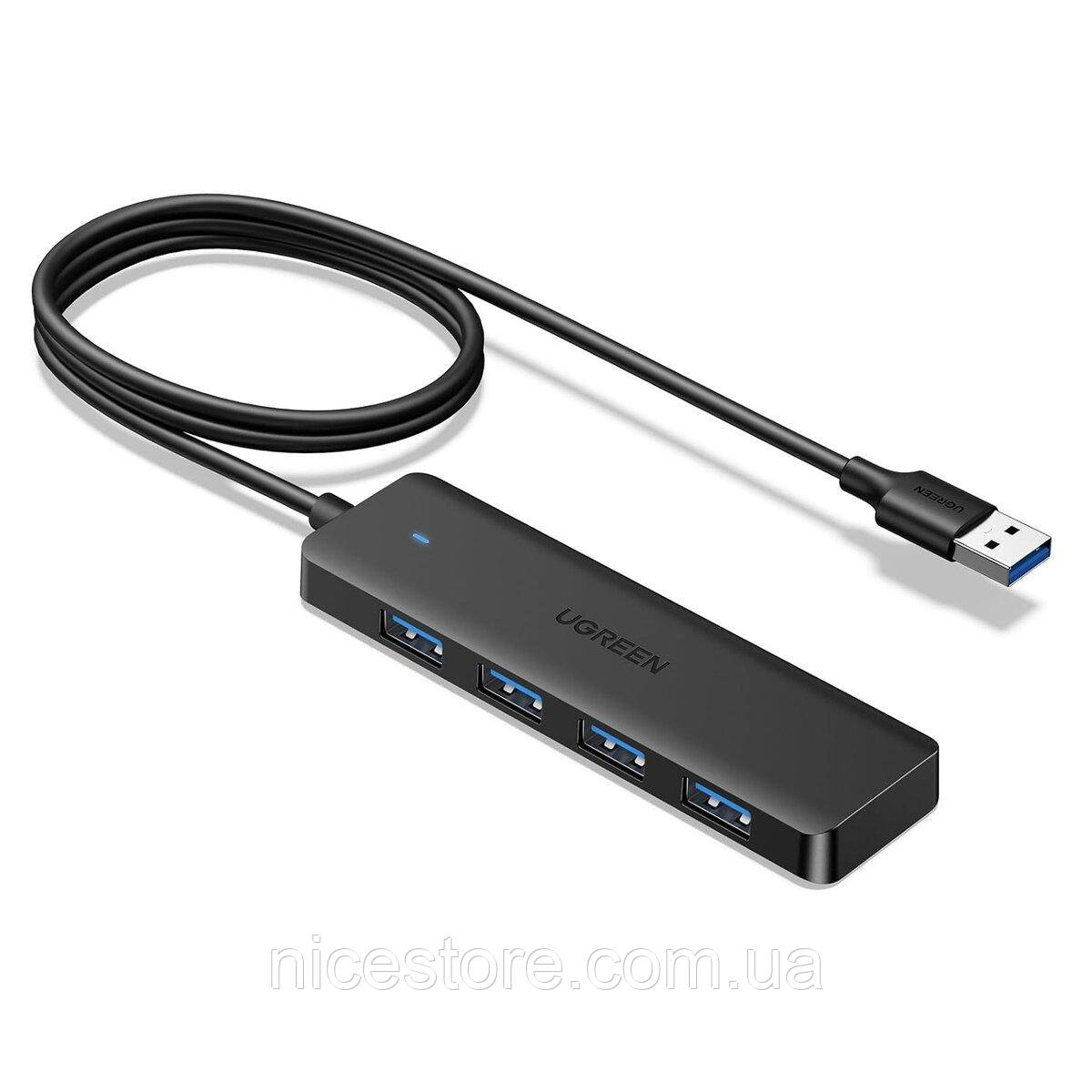 USB-хаб UGREEN 4-Port USB 3.0 Hub 1m