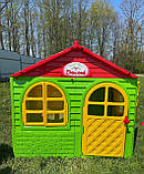 Будиночок зі шторками doloni toys, Дитячий будиночок пластик 129х129х120 см, Дитячі ігрові намети, будиночки Doloni, фото 8