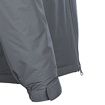 Куртка тактична зимова Helikon Level 7 Climashield Apex Shadow 100g Grey KU-L70-NL-35-B06 з капюшоном, фото 4