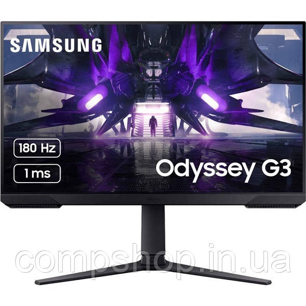 Монітор 27" SAMSUNG S27DG300 Odyssey G3 (VA, 1 мс, 1920x1080 180Hz, HDMI/DP, HDR10, FreeSync/FlickerFree) (код, фото 1