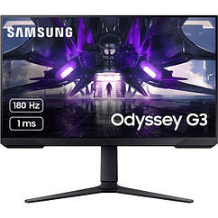 Монітор 27" SAMSUNG S27DG300 Odyssey G3 (VA, 1 мс, 1920x1080 180Hz, HDMI/DP, HDR10, FreeSync/FlickerFree) (код