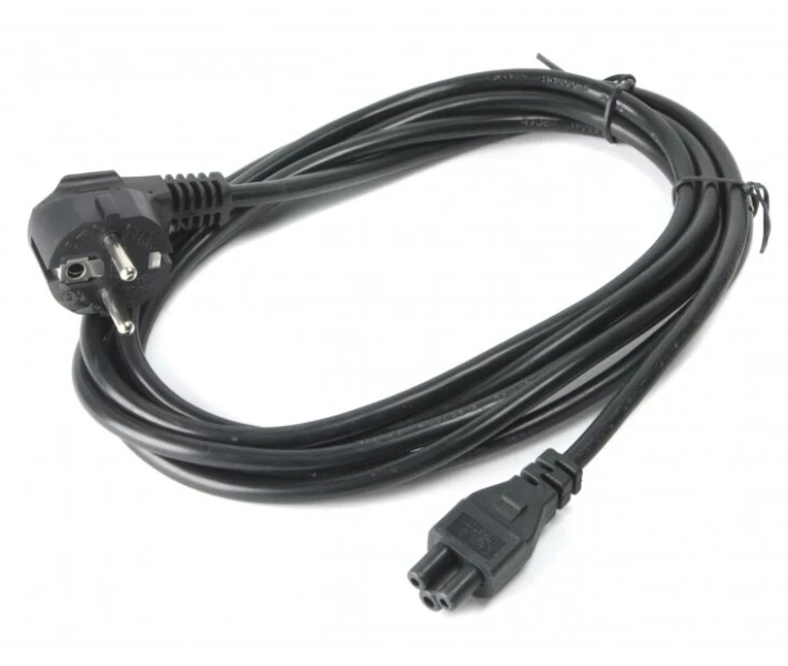 Кабель живлення для ноутбука 3.0 м 220В 3-піна 0.75мм2 Cablexpert (PC-186-ML12-3M)