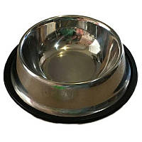 Миска для собак неіржавка сталь 0,4 л 22 см