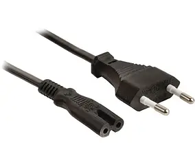 Кабель живлення для ноутбука 1.8 м 220В аудіо-відео техніки 2-контакта Cablexpert PC-184