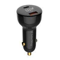 Зарядное устройство ColorWay Power Delivery PPS USB USB-A + USB-C 100W Black CW-CHA044PD-BK corvette