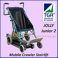 Мобільний гусеничний сходовий підіймач для дитячих колясок TGR JOLLY Junior 2 Mobile Crawler Stairlift
