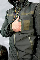 Куртка КОRКА softshell BASIC, gen1, олива, фото 6