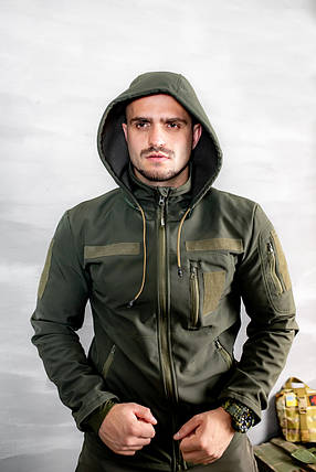 Куртка КОRКА softshell BASIC, gen1, олива, фото 1
