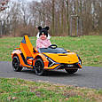 Дитячий двомісний електромобіль Lamborghini Sian (помаранчевий колір), фото 2