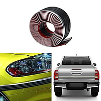 Молдинг накладки на пороги авто для обробки переднього або заднього бампера, порогів та іншого 6,4 х 400 см