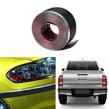 Молдинг накладки на пороги авто для обробки переднього або заднього бампера, порогів та іншого 6,4 х 400 см