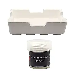 Лоток для синтезу цирконію 2.2 H30 x L115 x B78 + Стружка для сінтезації цирконію 20 г