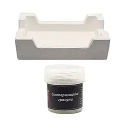 Лоток для синтезу цирконію 2.1 H25 x L95 x B60 + Стружка для сінтезації цирконію 20 г