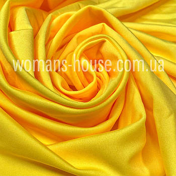 Тканина біфлекс блискучий Жовтий