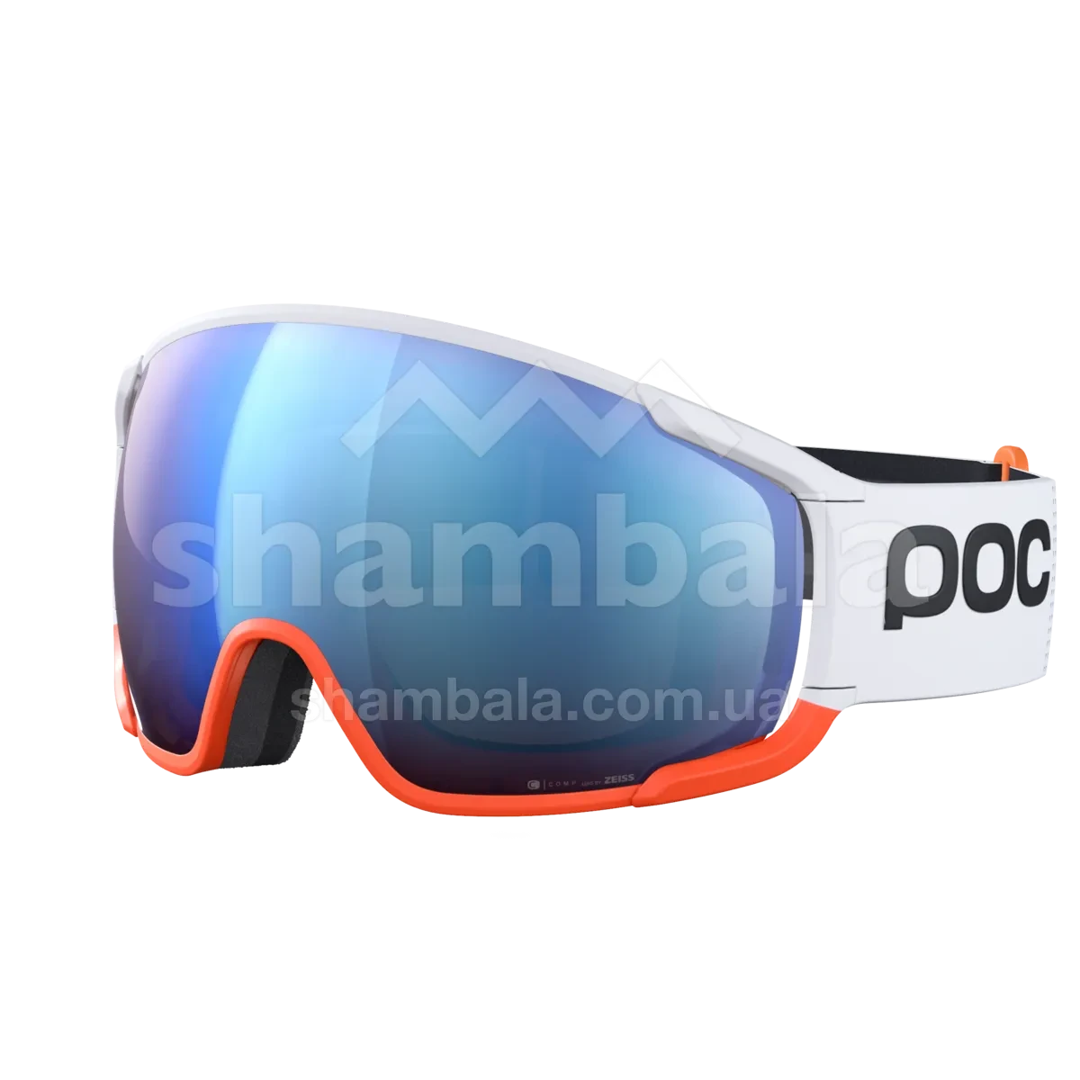 Маска гірськолижна POC Zonula Clarity Comp, Fluorescent Orange/Spektris Blue, One Size (PC 408068271ONE1), фото 1