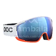 Маска гірськолижна POC Zonula Clarity Comp, Fluorescent Orange/Spektris Blue, One Size (PC 408068271ONE1), фото 2