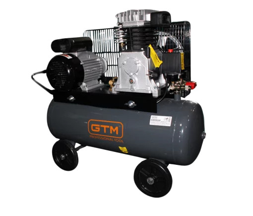 Поршневий повітряний компресор GTM KCH2070A-50L, 50 л, ремінний