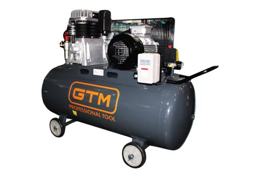 Поршневий повітряний компресор GTM KCH2090-200L, 200 л, ремінний