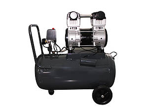 Поршневий повітряний компресор GTM KCW1500-50L, 50 л, безоливний, фото 2