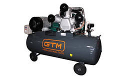 Поршневий повітряний компресор GTM KC3090-220L, 220 л, ремінний