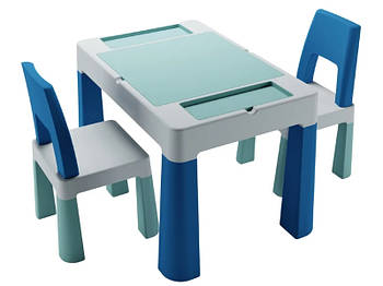 Комплект меблів TEGGI MULTIFUN+2 стільця turquoise navy grey