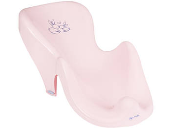 Гірка дитяча для купання антиковзка Bunny powder pink