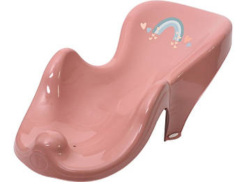 Гірка дитяча для купання антиковзка METEO рожевого кольору