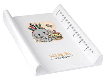 Килимок для пеленання WILD&FREE LITTLE ELEPHANT 50х70 см white