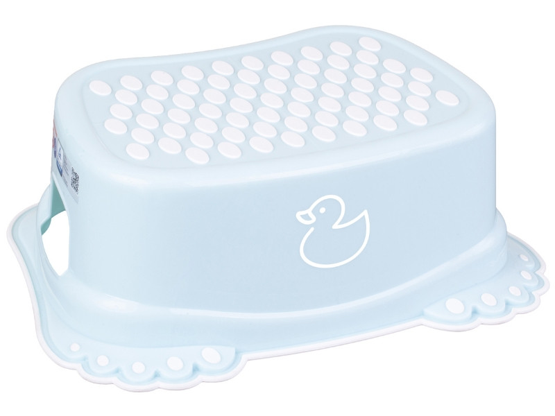 Сходинки дитячі антиковзкі у ванну DUCK light blue, фото 1