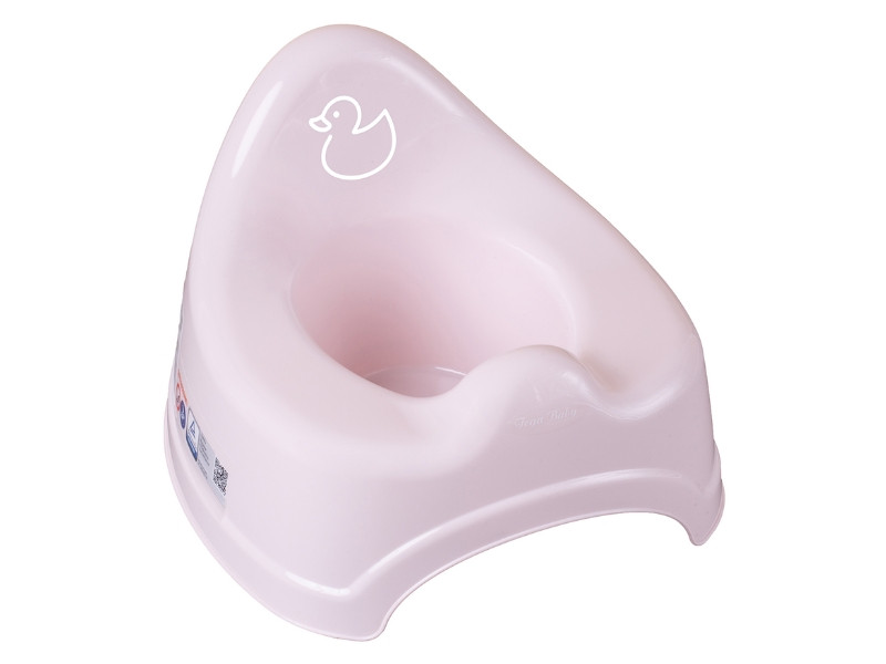 Горщик дитячий з музикою DUCK light pink, фото 1