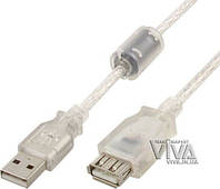 USB удлинитель Cablexpert CCF-USB2-AMAF-TR-15 4.5 м
