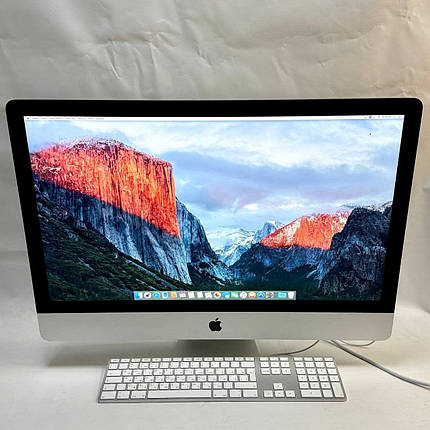 Б/в Моноблок Apple iMac 27-inch, Late 2012 27" 2560x1440| i5-3470| 8GB RAM| 120GB SSD| GTX 6 256MB, фото 1