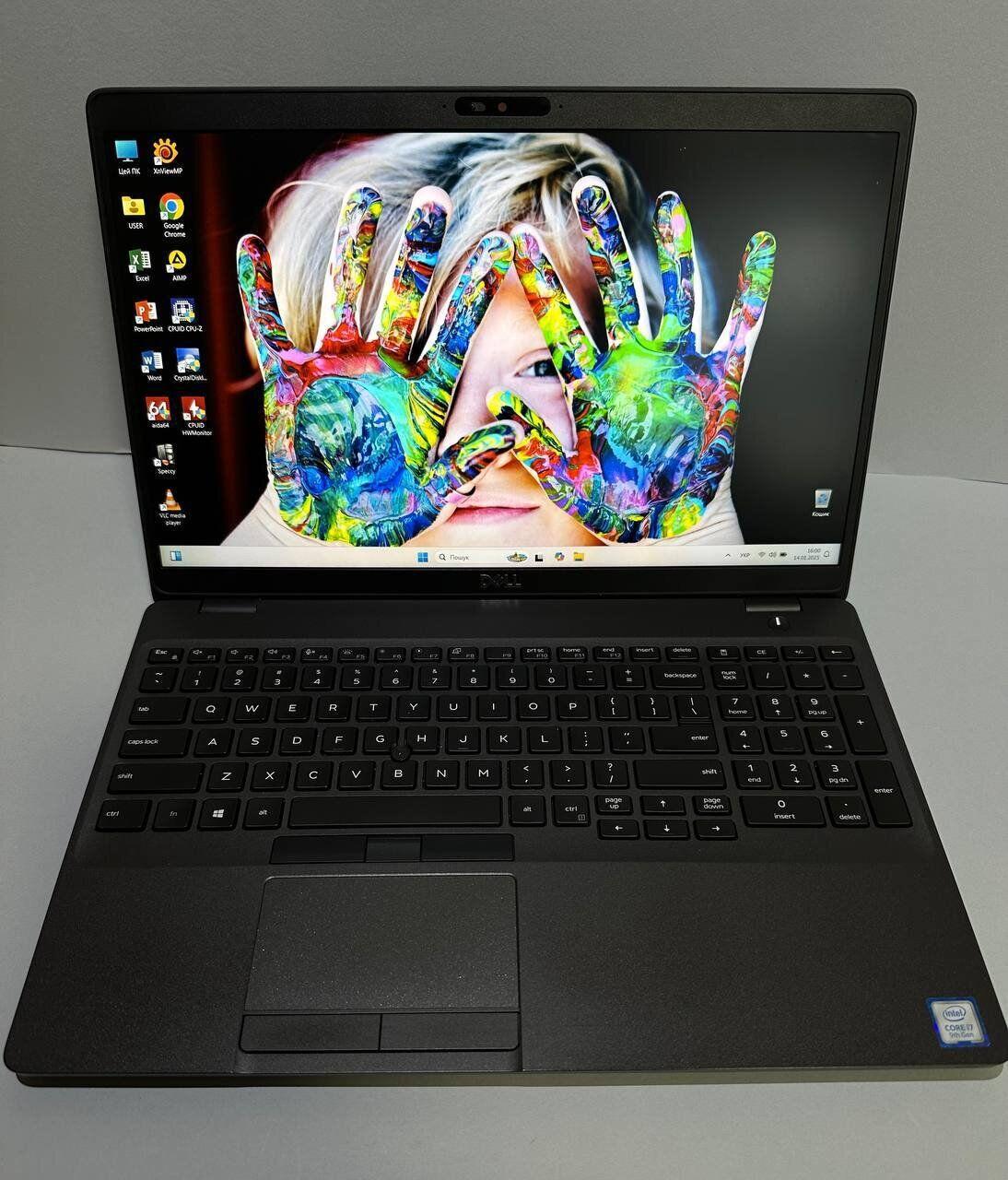 Б/в Ноутбук Dell Precision 3541 15.6" 1920x1080| Core i7-9850H| 16 GB RAM| 256 GB SSD| Quadro P620 4GB