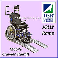 Мобільний гусеничний сходовий підіймач TGR JOLLY Ramp Mobile Crawler Stairlift