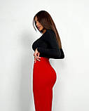 Жіноча спідниця-олівець з розрізом, фото 6
