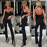 Штани клешені з розпіркою, фото 3