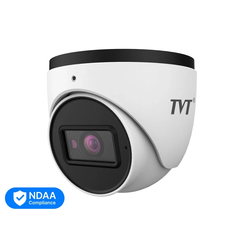 IP-відеокамера 5Mp TVT TD-9554S4 (D/PE/AR2) White f=2.8mm з мікрофоном (77-00298), фото 1
