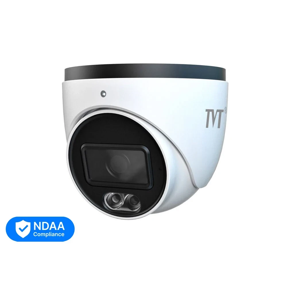 IP-відеокамера 8Mp TVT TD-9584S4-C(D/PE/AW2) White f=2.8mm, ІЧ+LED-підсвічування, з мікрофоном (77-00414)