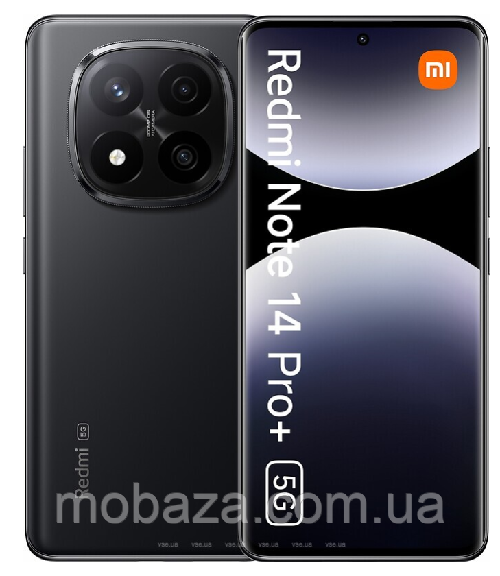Смартфон Xiaomi Redmi Note 14 Pro plus 5G 12/512Gb Midnight Black