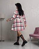 Стильна тепла сукня у клітку, фото 6