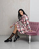Стильна тепла сукня у клітку, фото 9