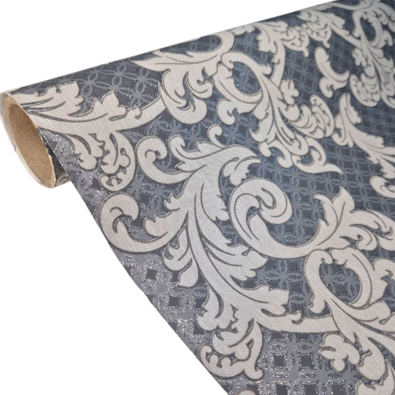 Шпалери вінілові 10.05 × 1.06 м Marburg 31505, сірі для спальні, вітальні, кухні, коридору, ванної кімнати, фото 1