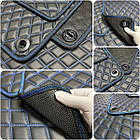 3D Килимок у багажник EVA для Hyundai Tucson 2004-2012 Комплект з перемичкою (5 шт.), Rombus (Екошкіра), Екошкіра, фото 6