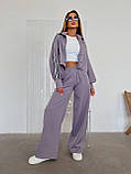 Жіночій молодіжний костюм з лампасами, фото 7