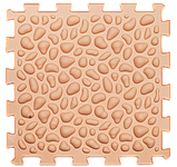 Килимок масажний Пазли Мікс 6 елементів Пастель, фото 8