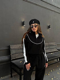 Жіночій молодіжний костюм з лампасом