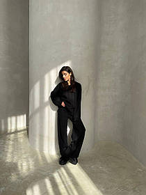 Теплий жіночій ангоровий костюмчик