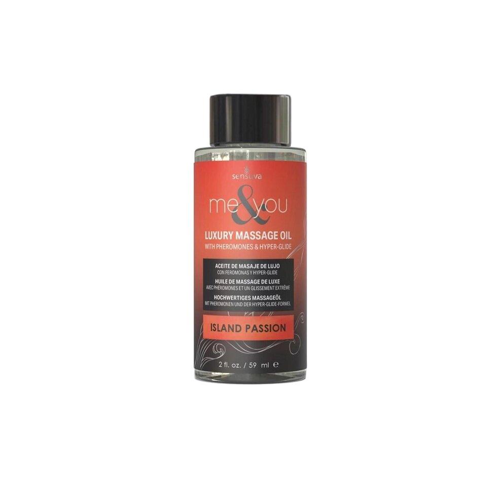 Масажне масло Sensuva Me&You - Island Passion (Wild Passion Fruit & Island Guava) 59 мл