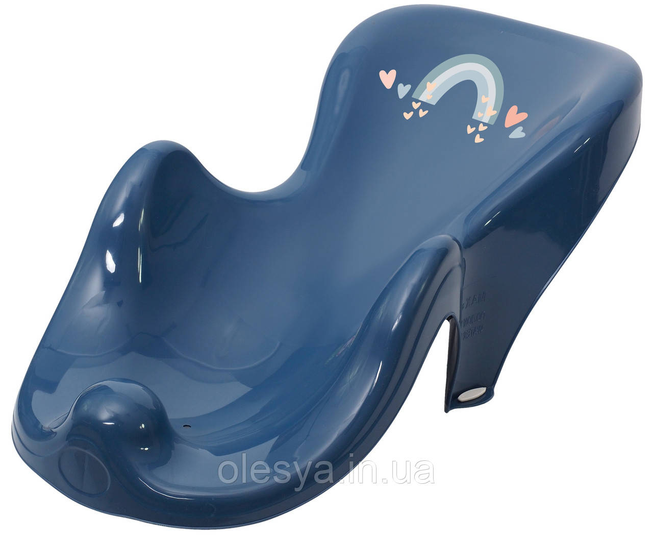 Гірка дитяча для купання антиковзка METEO navy, фото 1